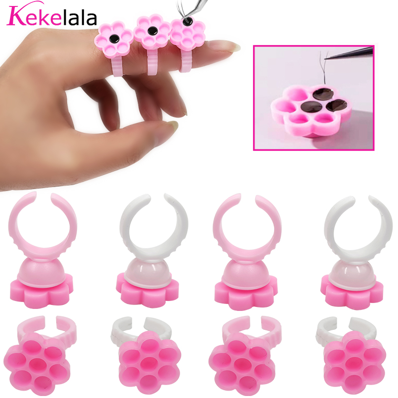 Individual Lash Tray - DIY Eyelash Extension Fans Flowering Cup
