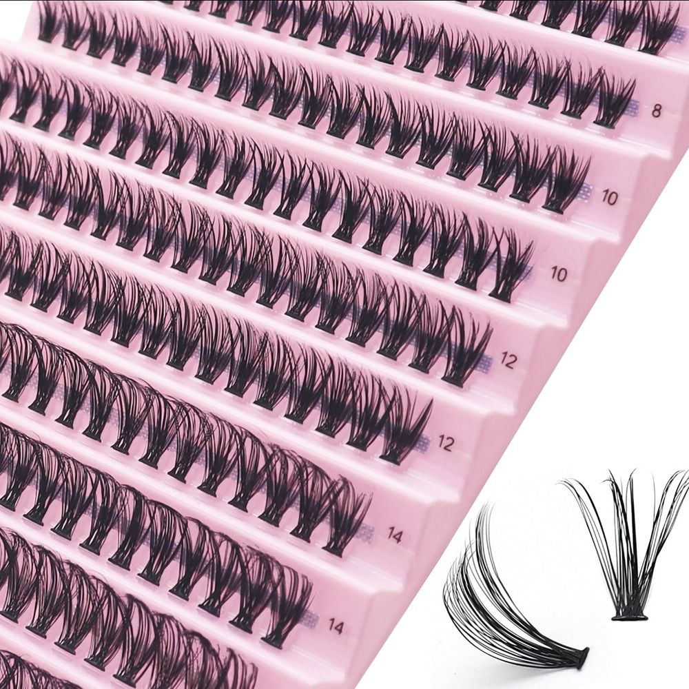 Individual Lash Tray - 40D 8/10/12/14/16mm Individual Lash Clusters Volume