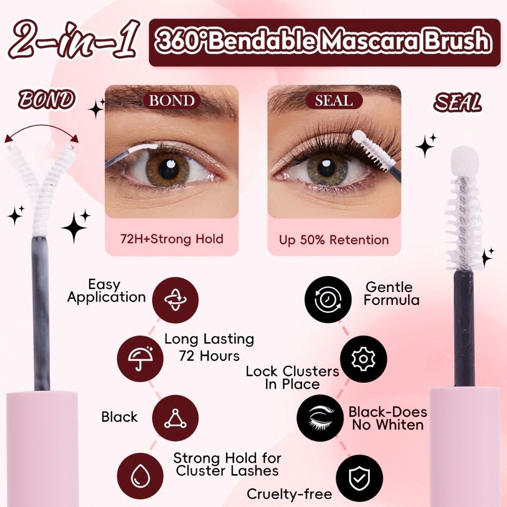 Eyelash Extension Or Extensions - 8-18mm Length False Eyelashes Bond and