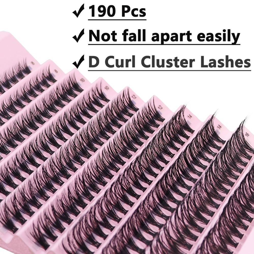 Individual Lash Tray - 40D 8/10/12/14/16mm Individual Lash Clusters Mixed