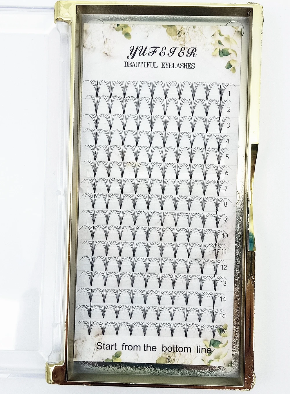 Eyelash Extension Russian Volume - HBZGTLAD 16 Lines Premade Volume Fans