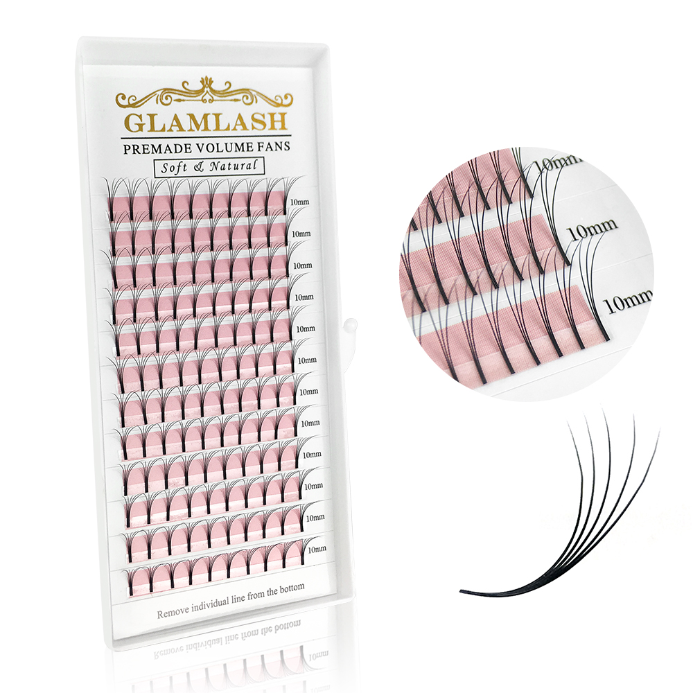 GLAMLASH 2D-6D premade volume  - Eyelash Extension Korea Natural ulasan dan harga