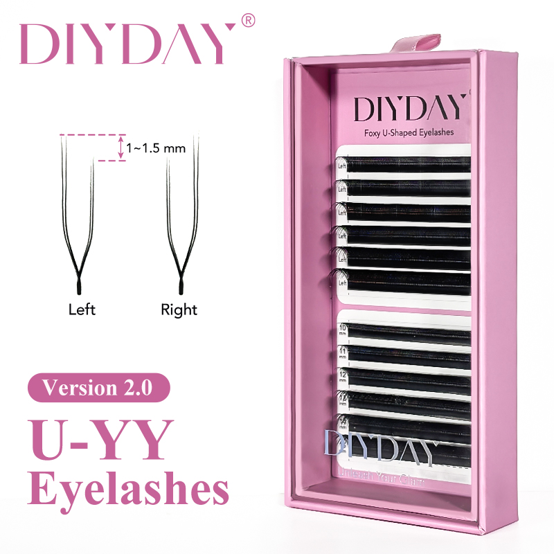 DIYDAY Foxy U-YY Shaped Eyelas - Eyelash Extension Volume Styles ulasan dan harga