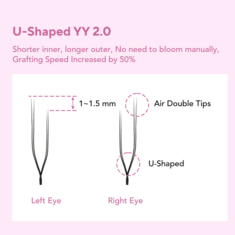 DIYDAY Foxy U-YY Shaped Eyelas - Eyelash Extension Volume Styles ulasan dan harga