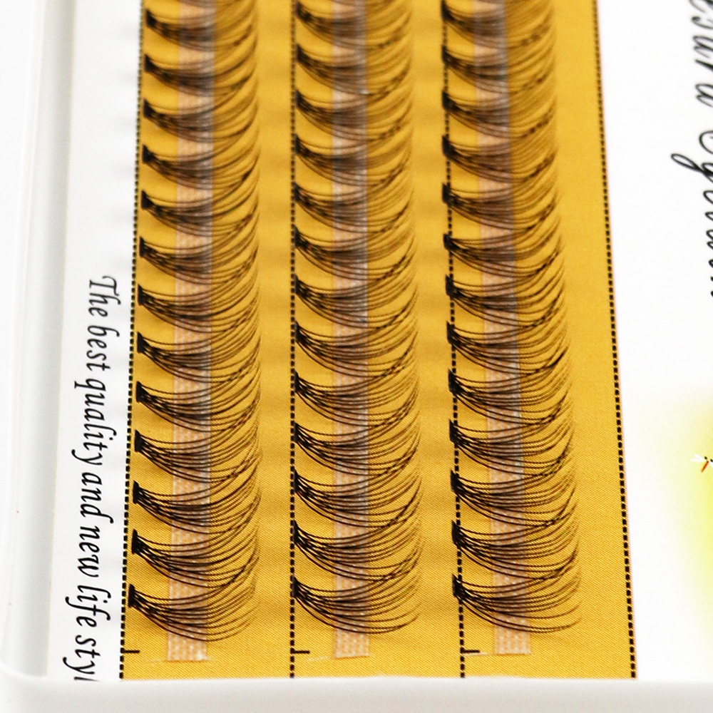 10D Faux Mink Eyelash Clusters - Eyelash Extension Russian Volume ulasan dan harga