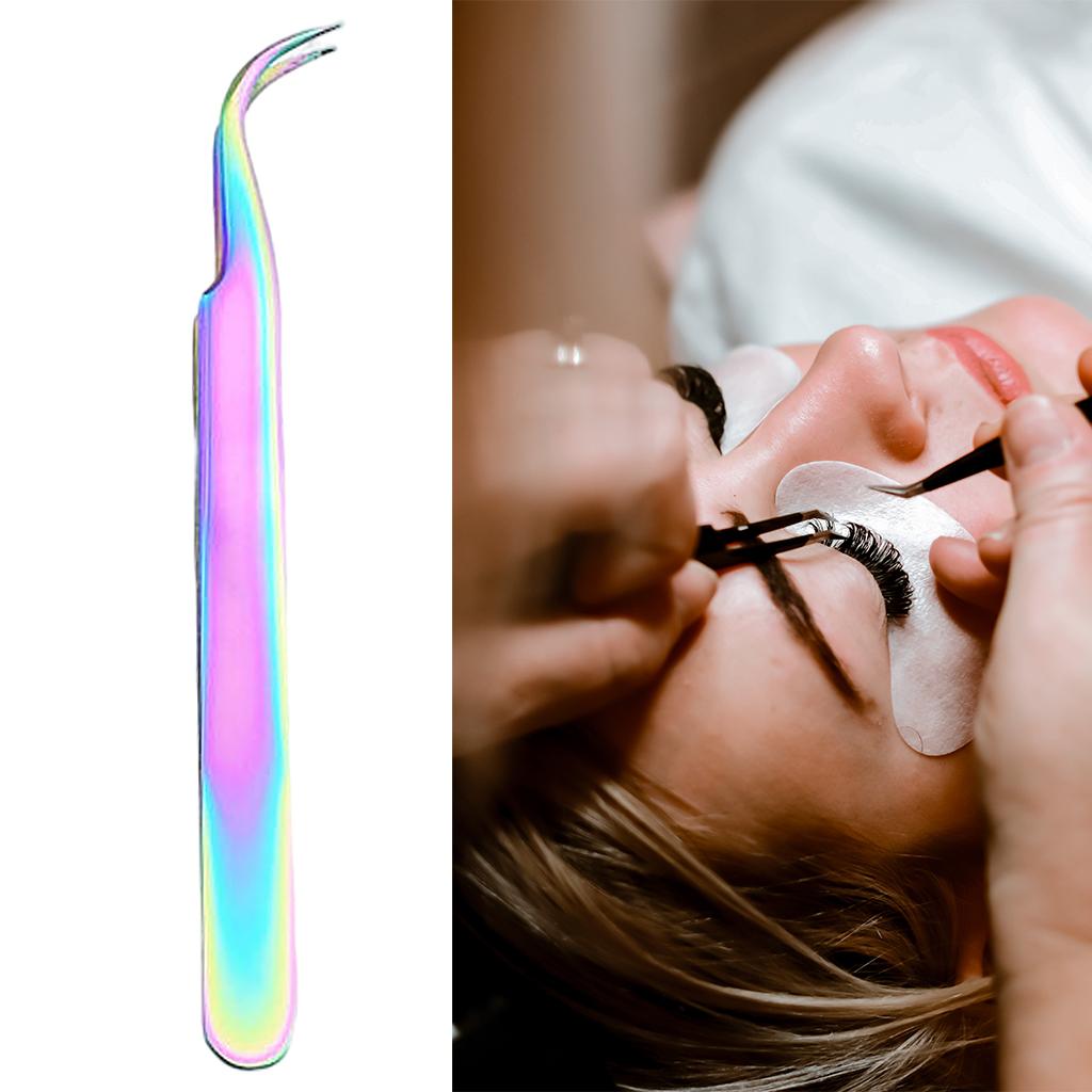 Stainless Steel Professional T - Isolation Tweezer Curved ulasan dan harga