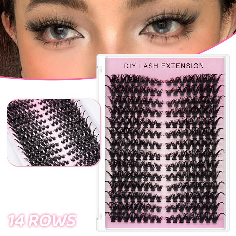 14 Rows DIY Lashes Extension C - Eyelash Extension Or Extensions ulasan dan harga