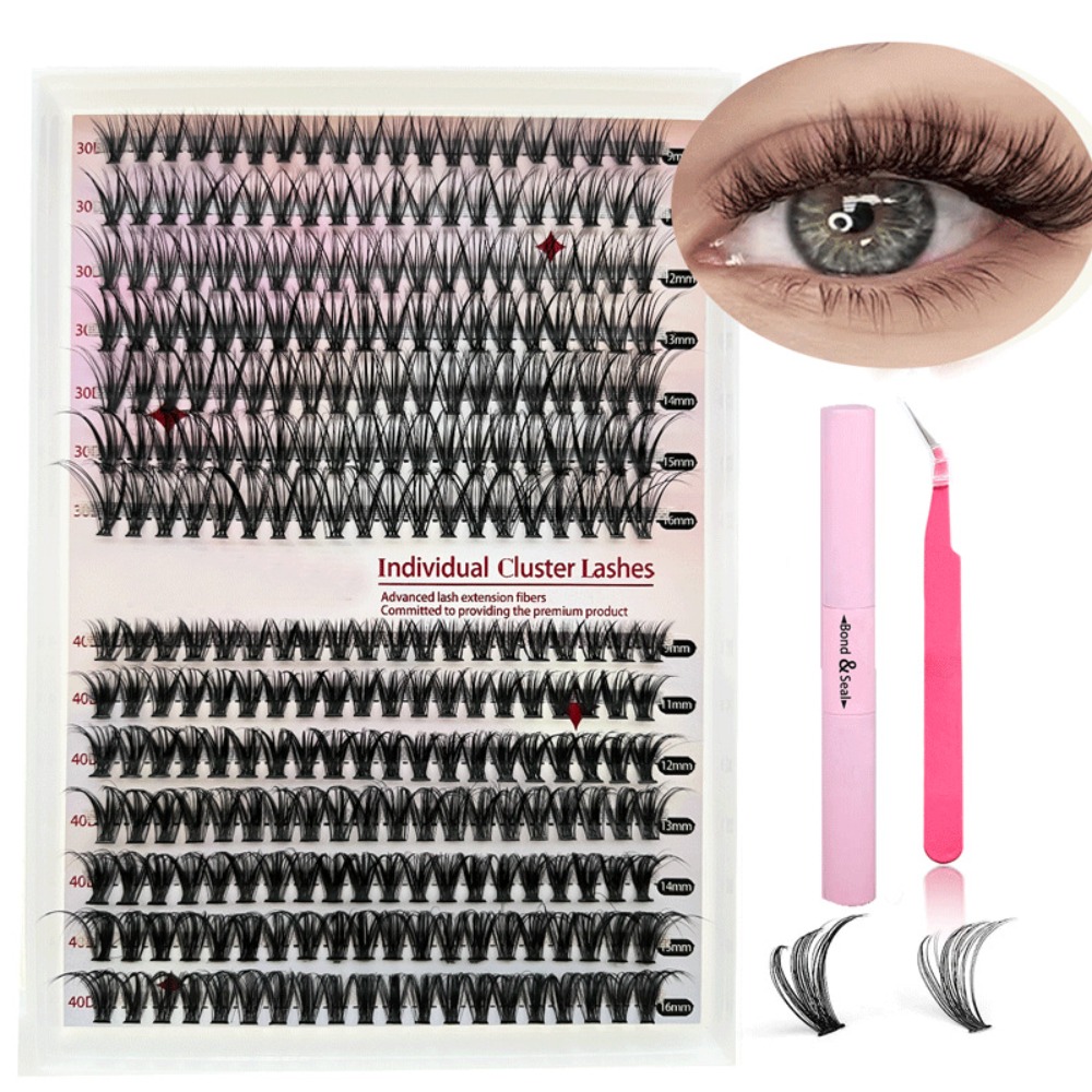 9-16mm Length False Eyelashes  - Eyelash Extension Volume Styles ulasan dan harga