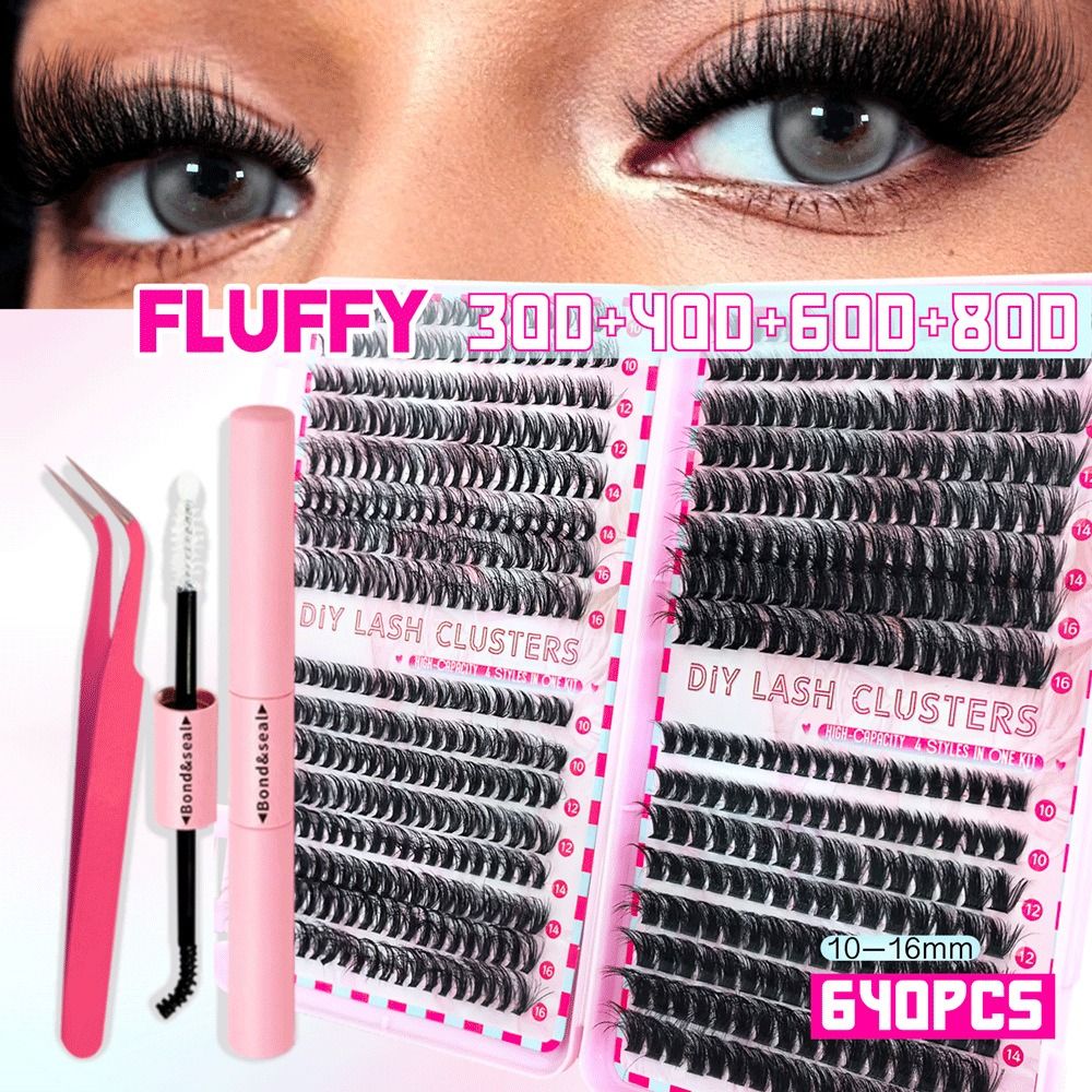 9-16mm Length False Eyelashes  - Eyelash Extension Volume Styles ulasan dan harga