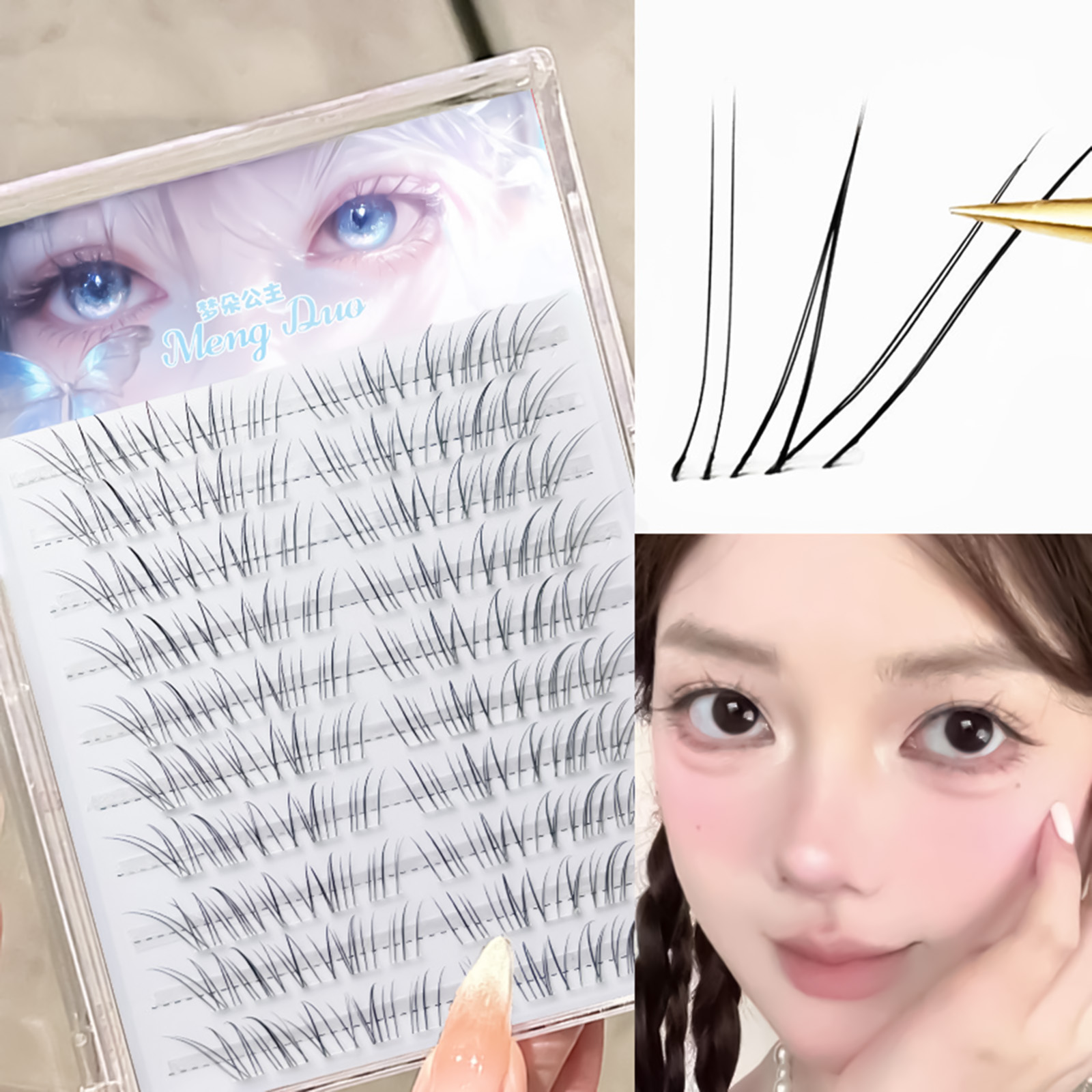 Korean Style False Eyelashes B - Eyelash Extension Korean Style ulasan dan harga