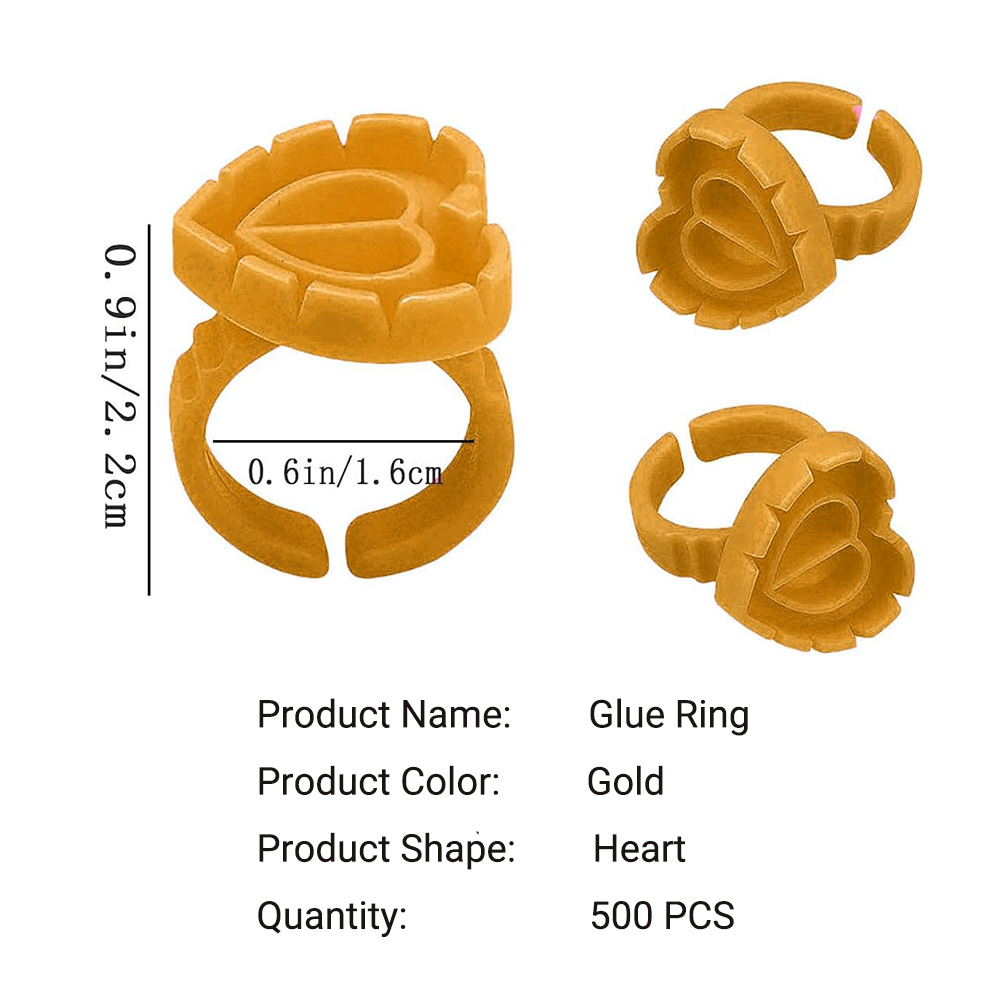 500PCS Glue Rings for Lash Ext - Lash Fan Volume ulasan dan harga