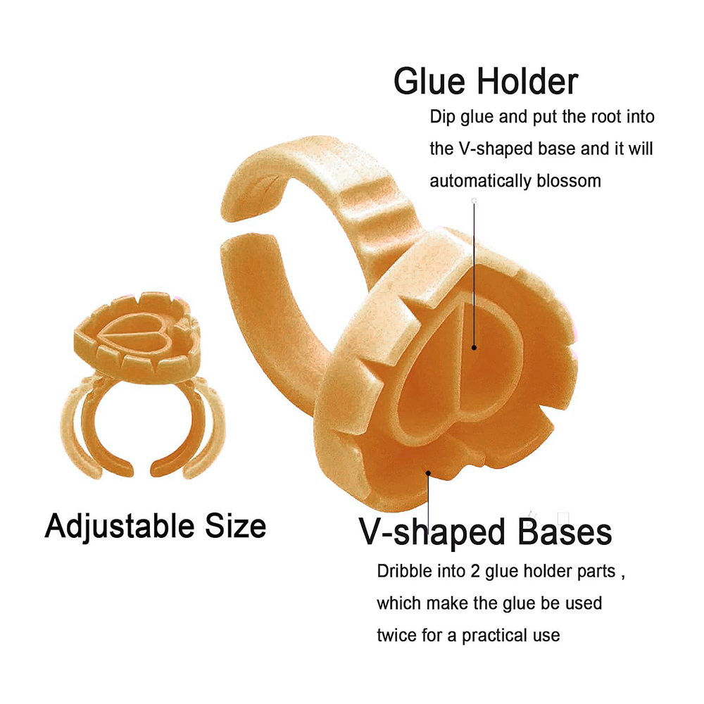 500PCS Glue Rings for Lash Ext - Lash Fan Volume ulasan dan harga