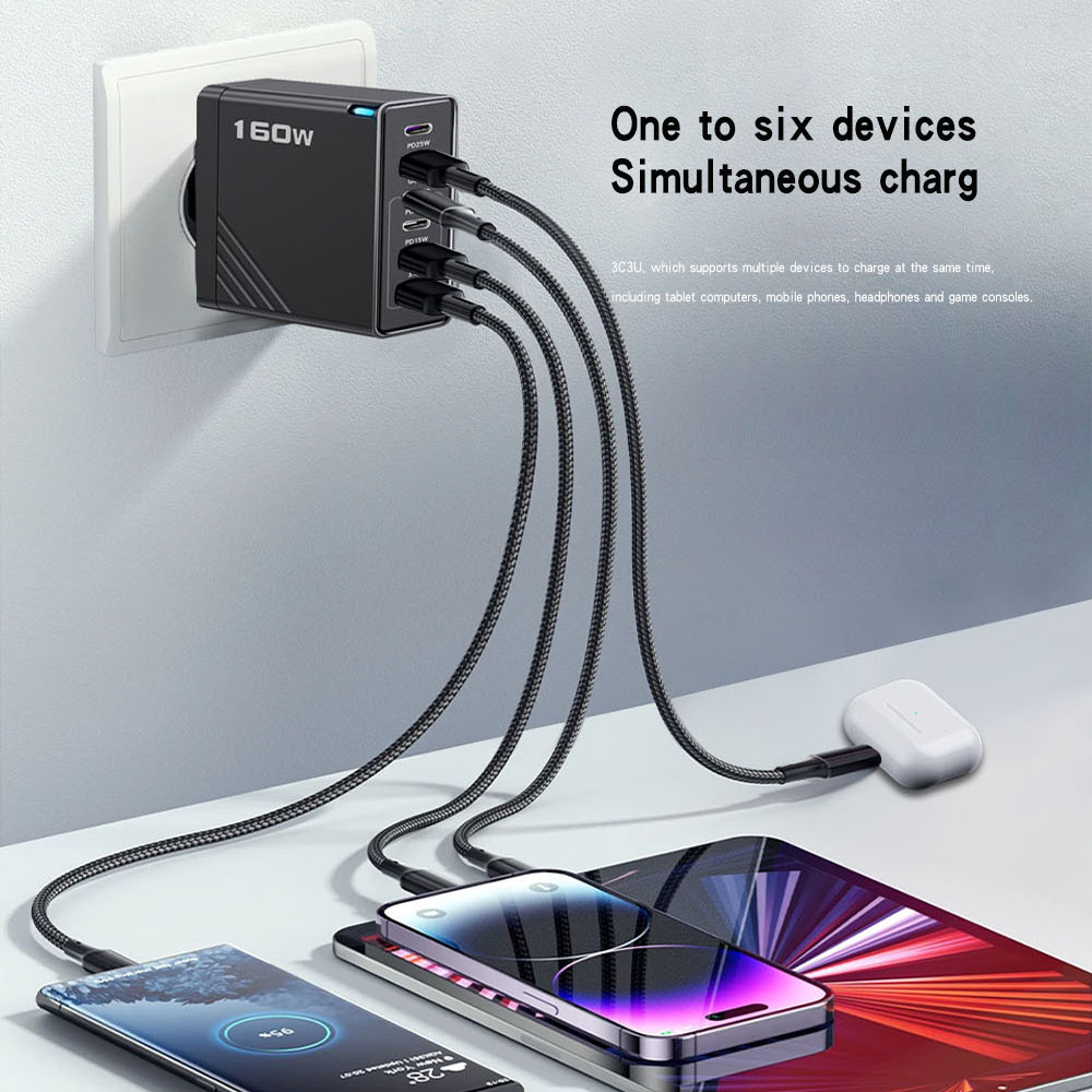 Multi Port 160W USB C Charger  - Eyelash Extension Uk ulasan dan harga