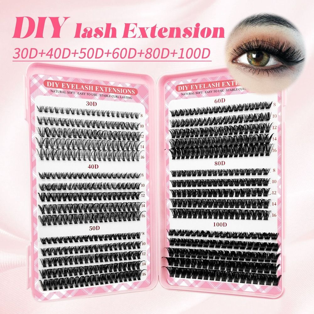 9-16mm Length False Eyelashes  - Eyelash Extension Volume Styles ulasan dan harga