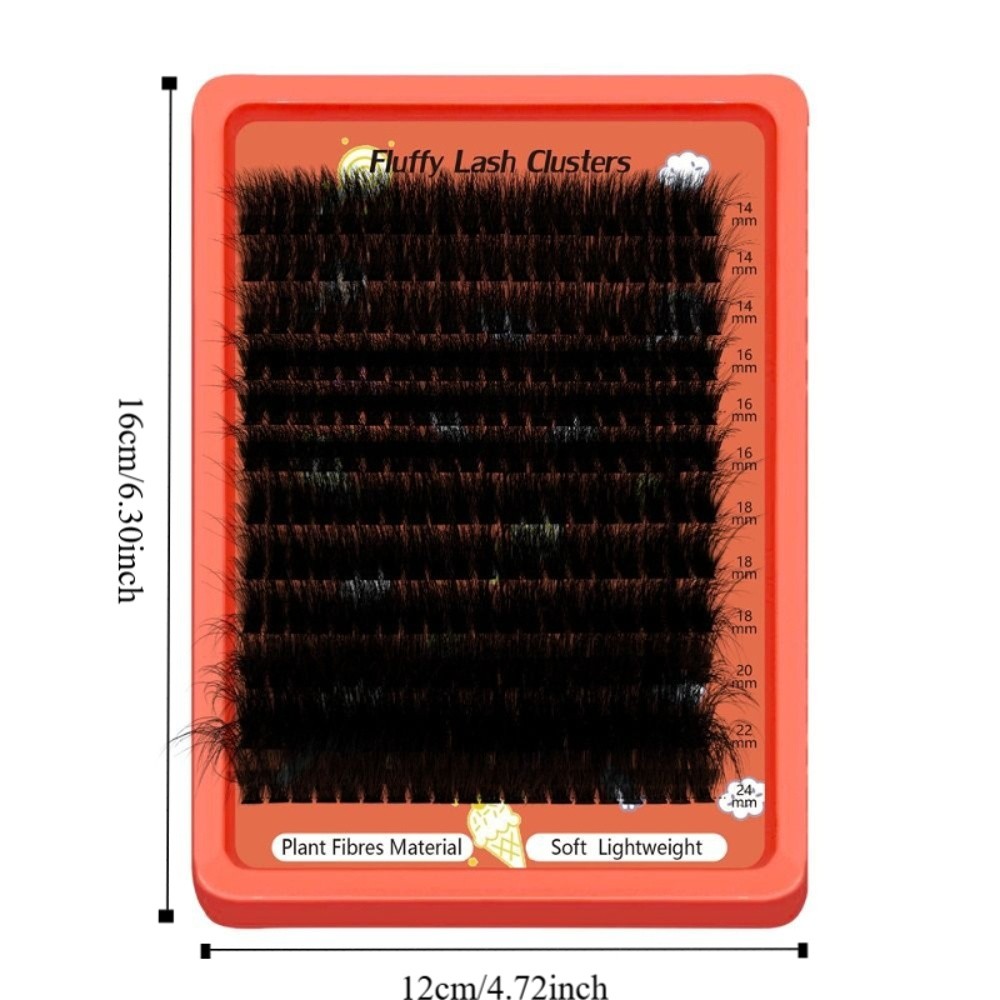 100D False Eyelashes Wispy Sty - Eyelash Extension Volume Styles ulasan dan harga