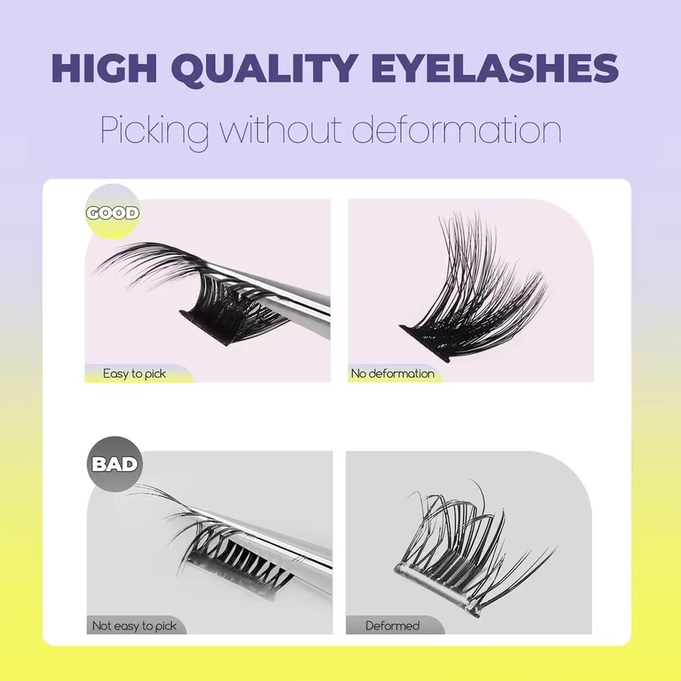 QIUNING Lash Clusters Kit Indi - Individual Lash Tray ulasan dan harga