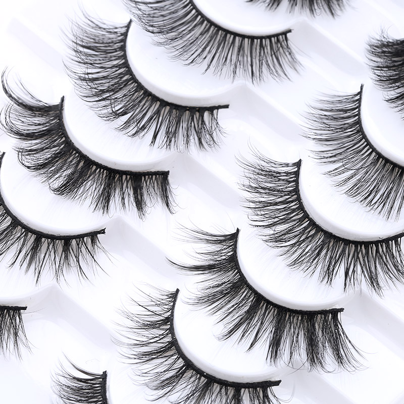 5/8 pairs 3D Mink False Eyelas - Eyelash Extension Volume Styles ulasan dan harga