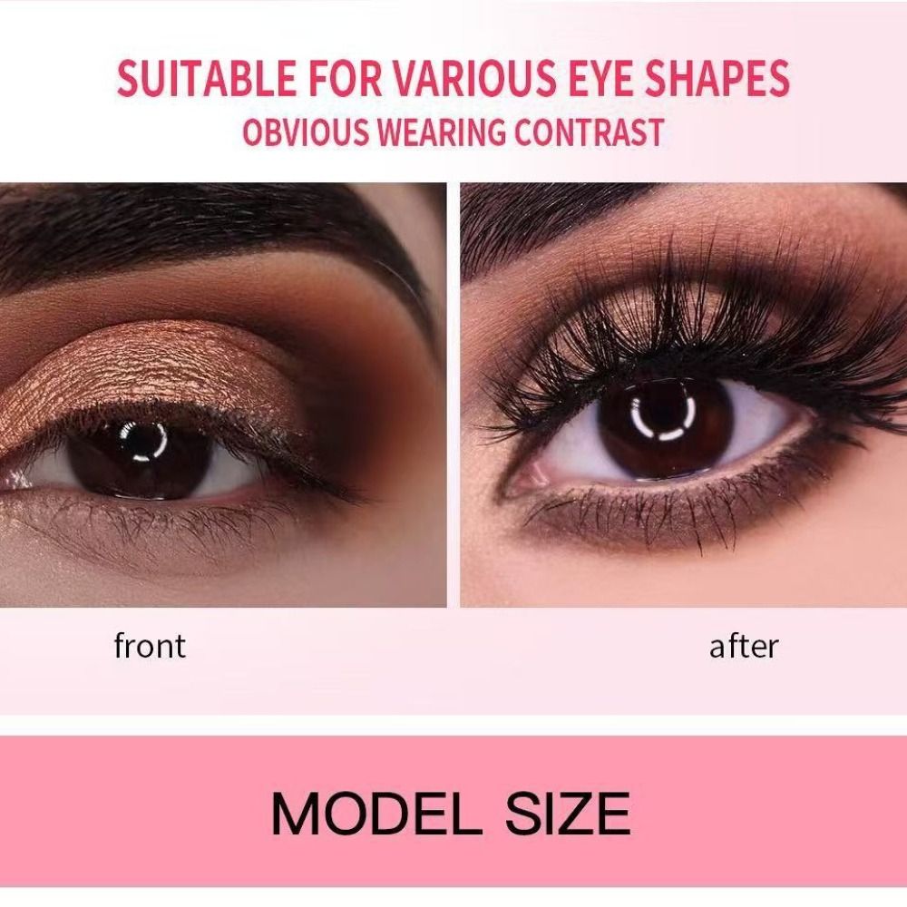 14-16mm Length False Eyelashes - Eyelash Extension Volume Styles ulasan dan harga