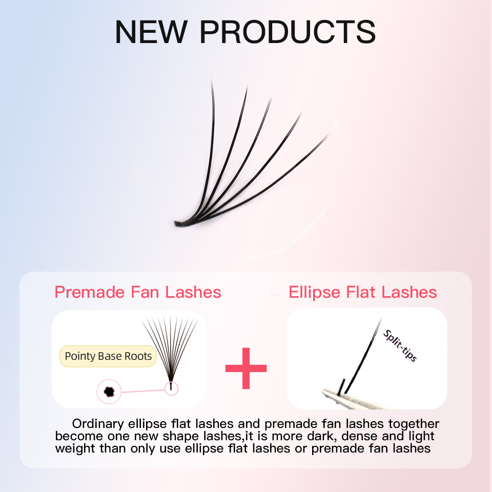 Flat Premade Fans Thin Root Ey - Lash Fan Volume ulasan dan harga