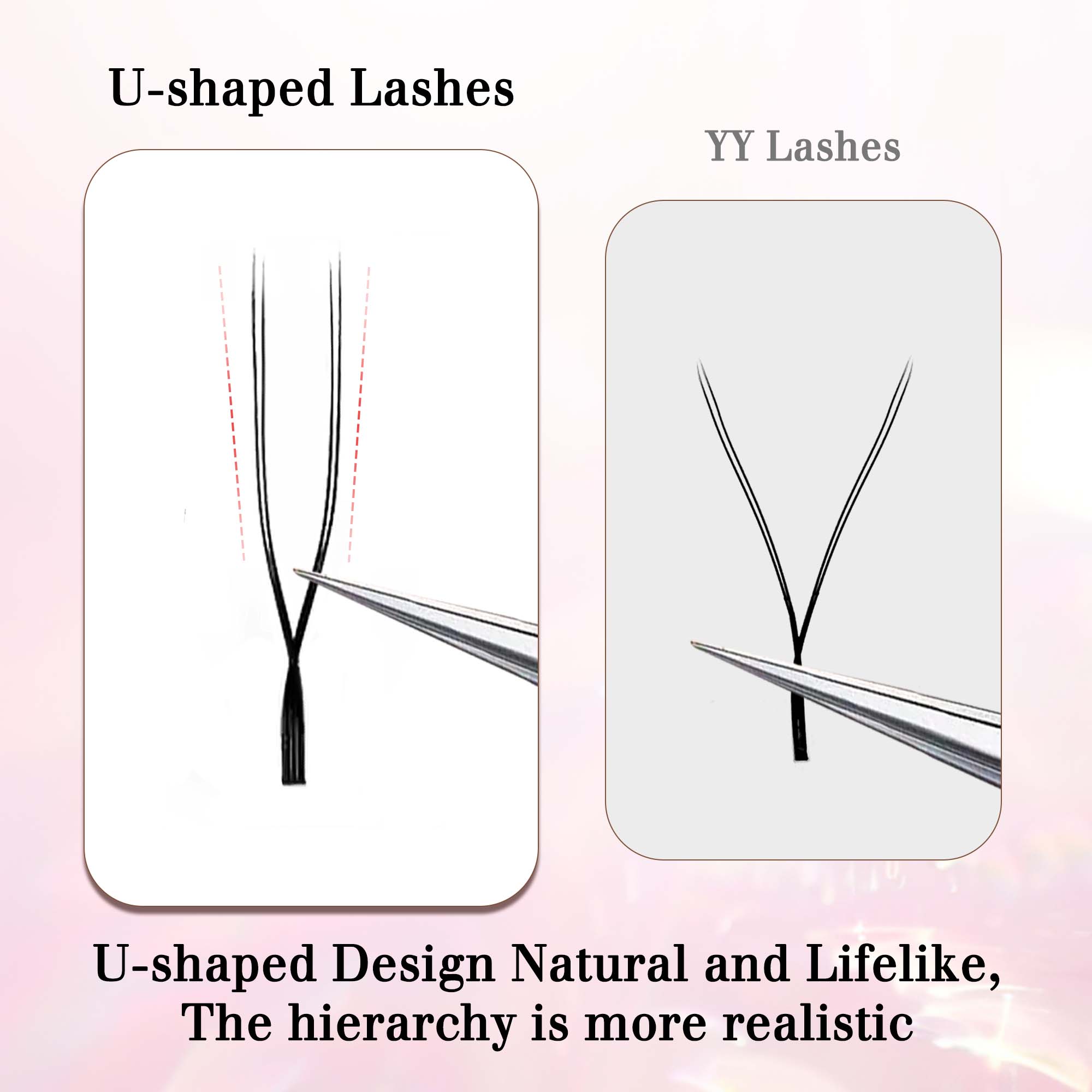 CoMango U Shaped Parallel Flow - Eyelash Extension Volume Styles ulasan dan harga