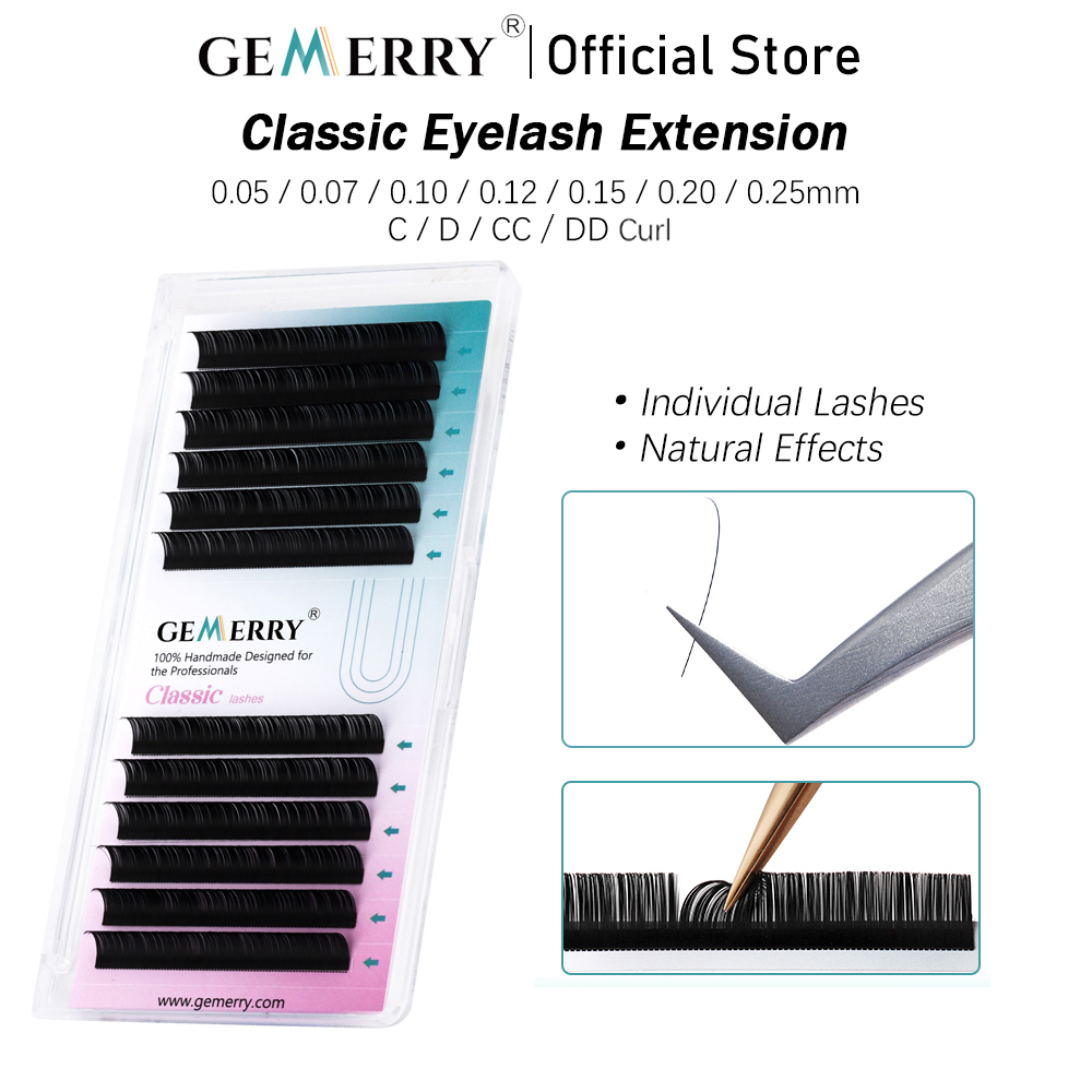 GEMERRY 25mm Individual Extens - Eyelash Extension Korea Natural ulasan dan harga