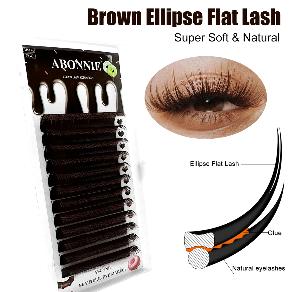 Abonnie Premium Ellipse Flat L - Eyelash Extension Korea Natural ulasan dan harga