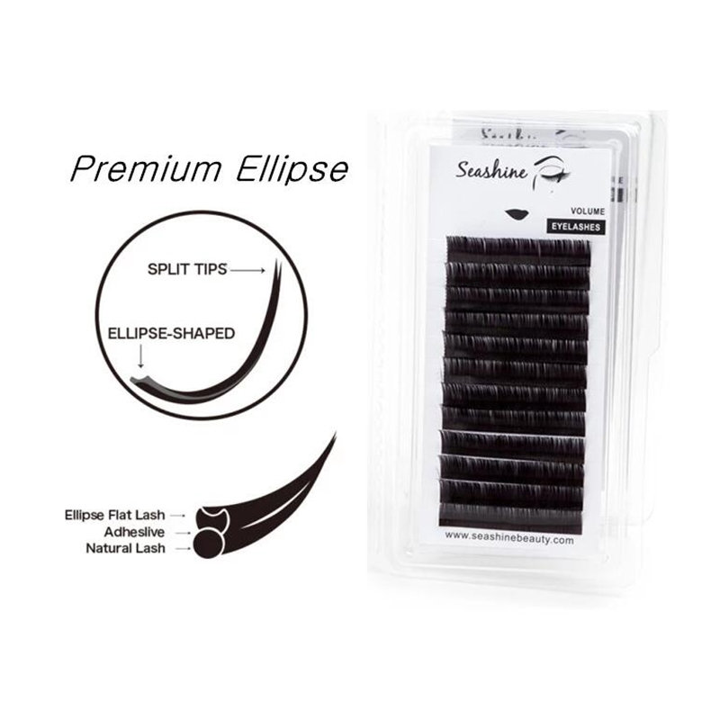 Seashine Ellipse Flat Lashes S - Individual Lash Tray ulasan dan harga
