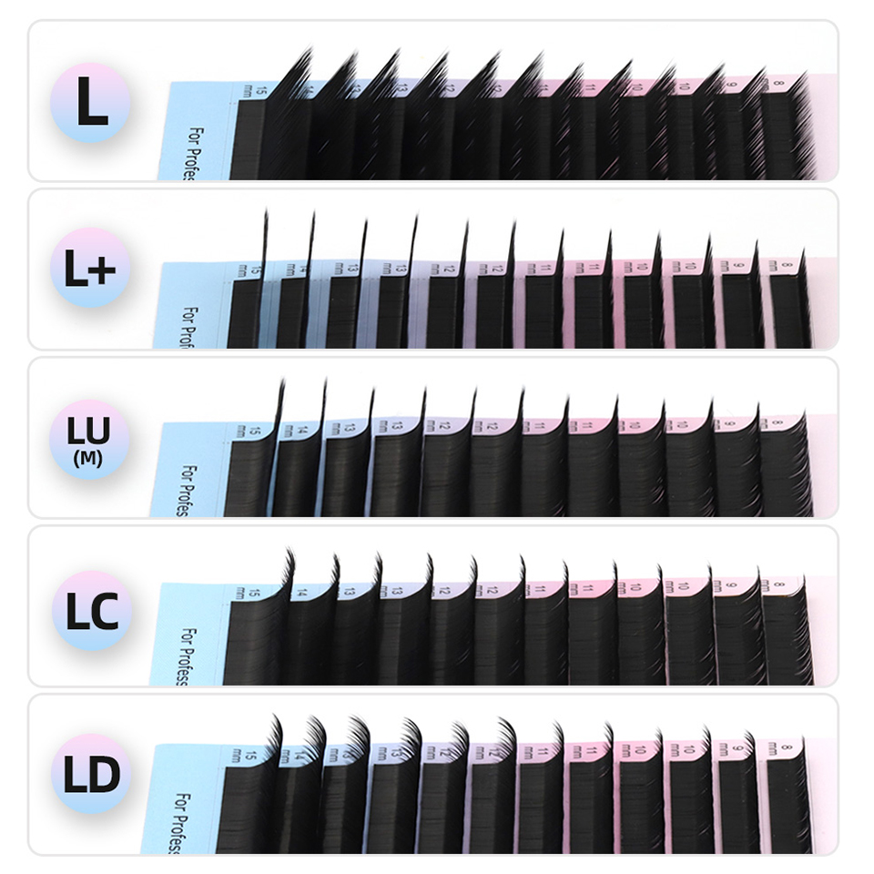 RUJADE L L+ LC LD LU(M) Curl I - Individual Lash Tray ulasan dan harga