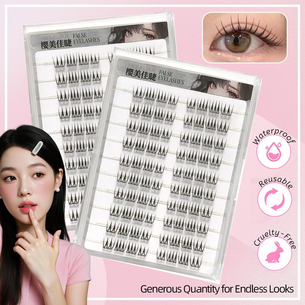 U Shape Glue-free False Eyelas - Eyelash Extension Korean Style ulasan dan harga