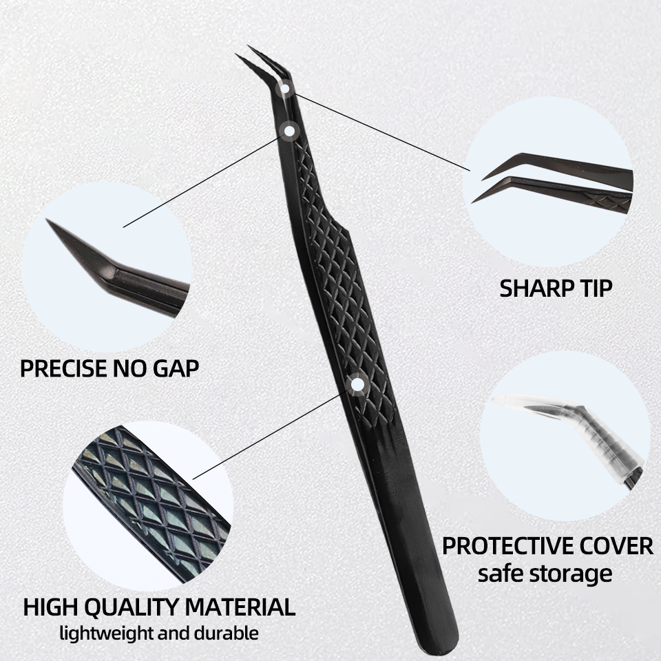 NEW 1pc Anti-static Right Angl - Isolation Tweezer Curved ulasan dan harga