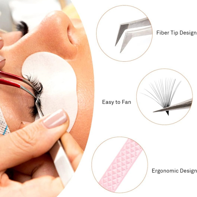 High Precision Eyelash Extensi - Isolation Tweezer Curved ulasan dan harga