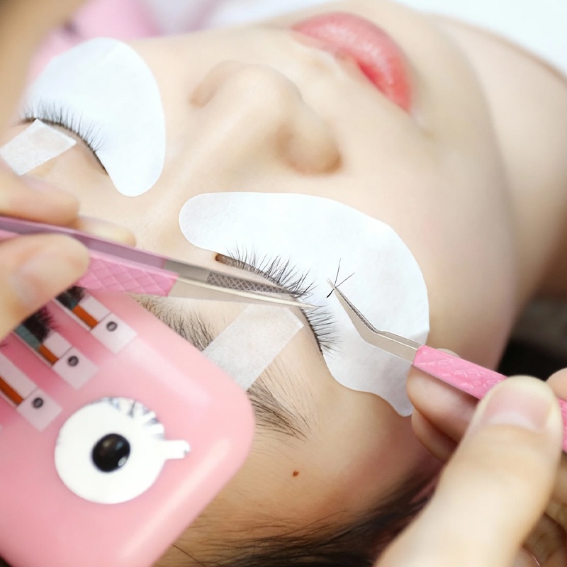 High Precision Eyelash Extensi - Isolation Tweezer Curved ulasan dan harga