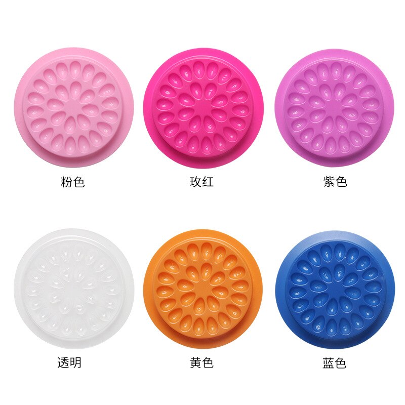 100pcs Eyelash Glue Holder Eye - Individual Lash Tray ulasan dan harga