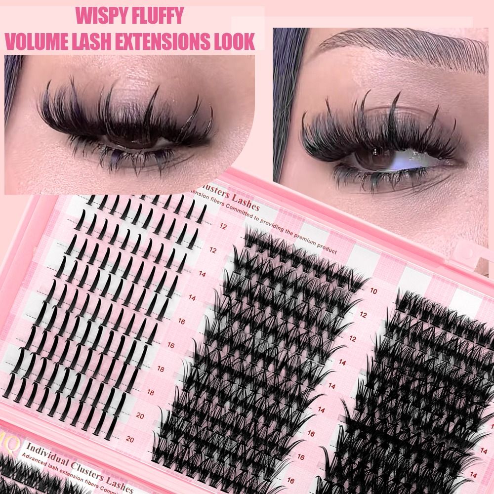 9-16mm Length False Eyelashes  - Lash Fan Volume ulasan dan harga
