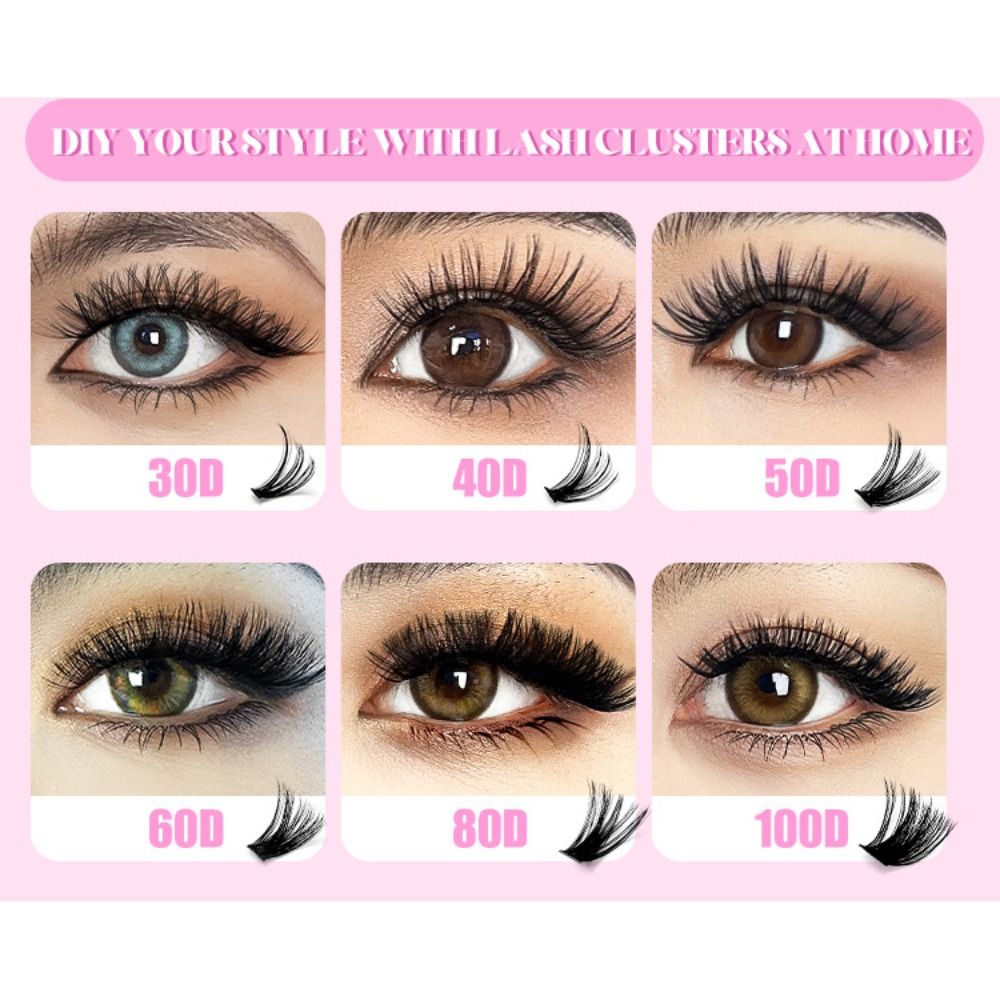 9-16mm Length False Eyelashes  - Lash Fan Volume ulasan dan harga