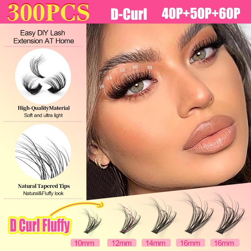3D Faux Mink Lashes Wispy Eyel - Individual Lash Tray ulasan dan harga