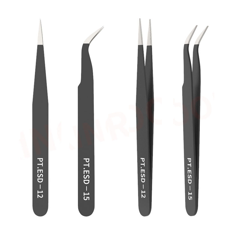 1Pc Stainless Steel Tweezers f - Eyelash Extension Or Extensions ulasan dan harga