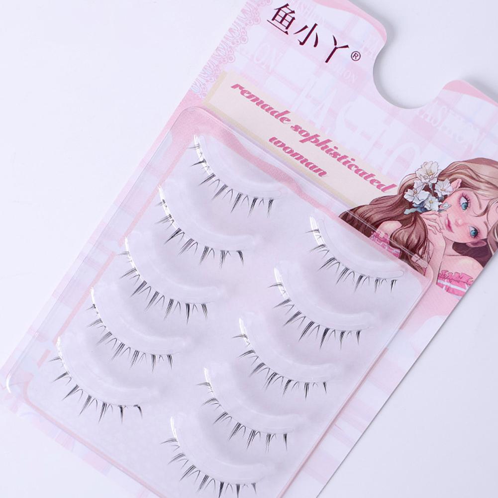 5 Pairs Natural Lower Lashes C - Eyelash Extension Korean Style ulasan dan harga