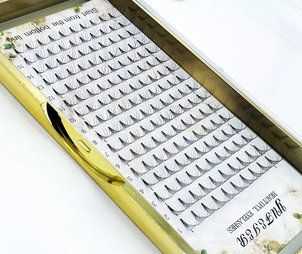 HBZGTLAD 16 Lines Premade Volu - Eyelash Extension Russian Volume ulasan dan harga